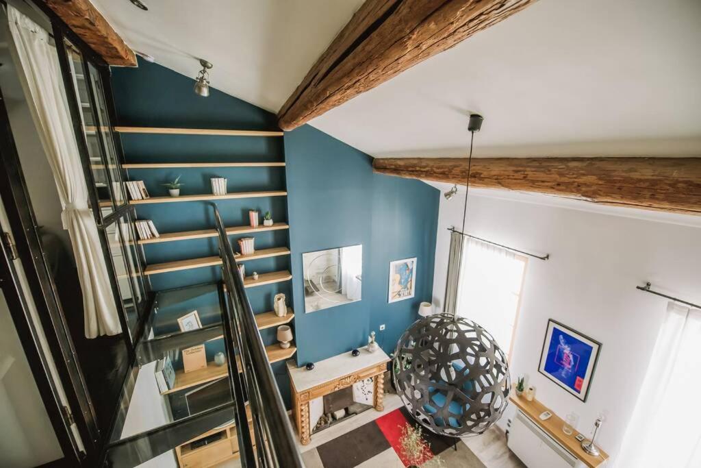 Duplex Climatise Centre Ancien 7Min A Pied Du Palais 6 Couchages Appartement Avignon Buitenkant foto
